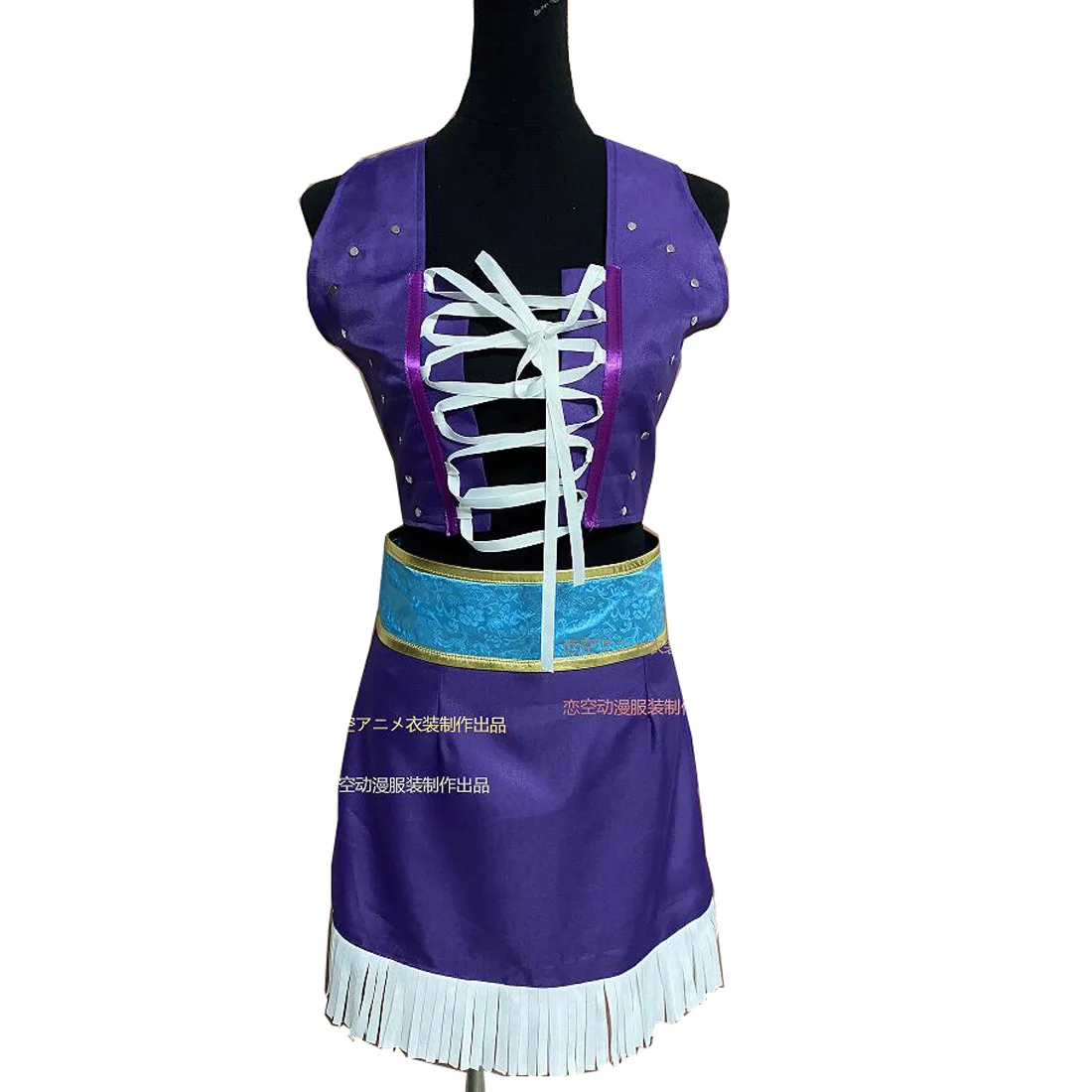 

2024 Nico Robin Cosplay Costume Anime Purple Dress Uniform