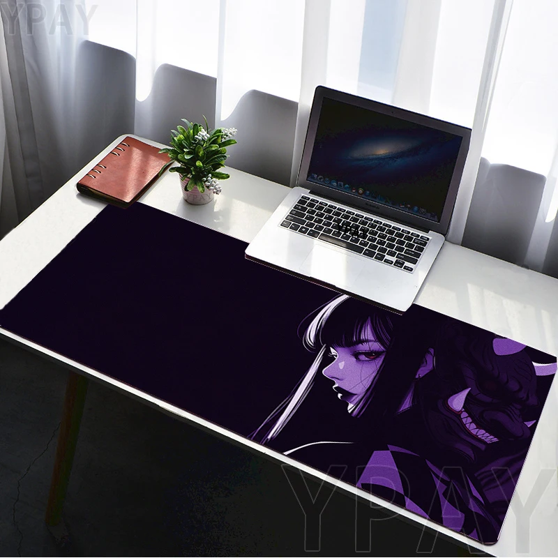 Anime Girls Locking Edges Mouse Mats Large Natural Rubber Mouse Pad Gaming Mousepads Gamer Mousepad Desk Pads Keyboard Mat
