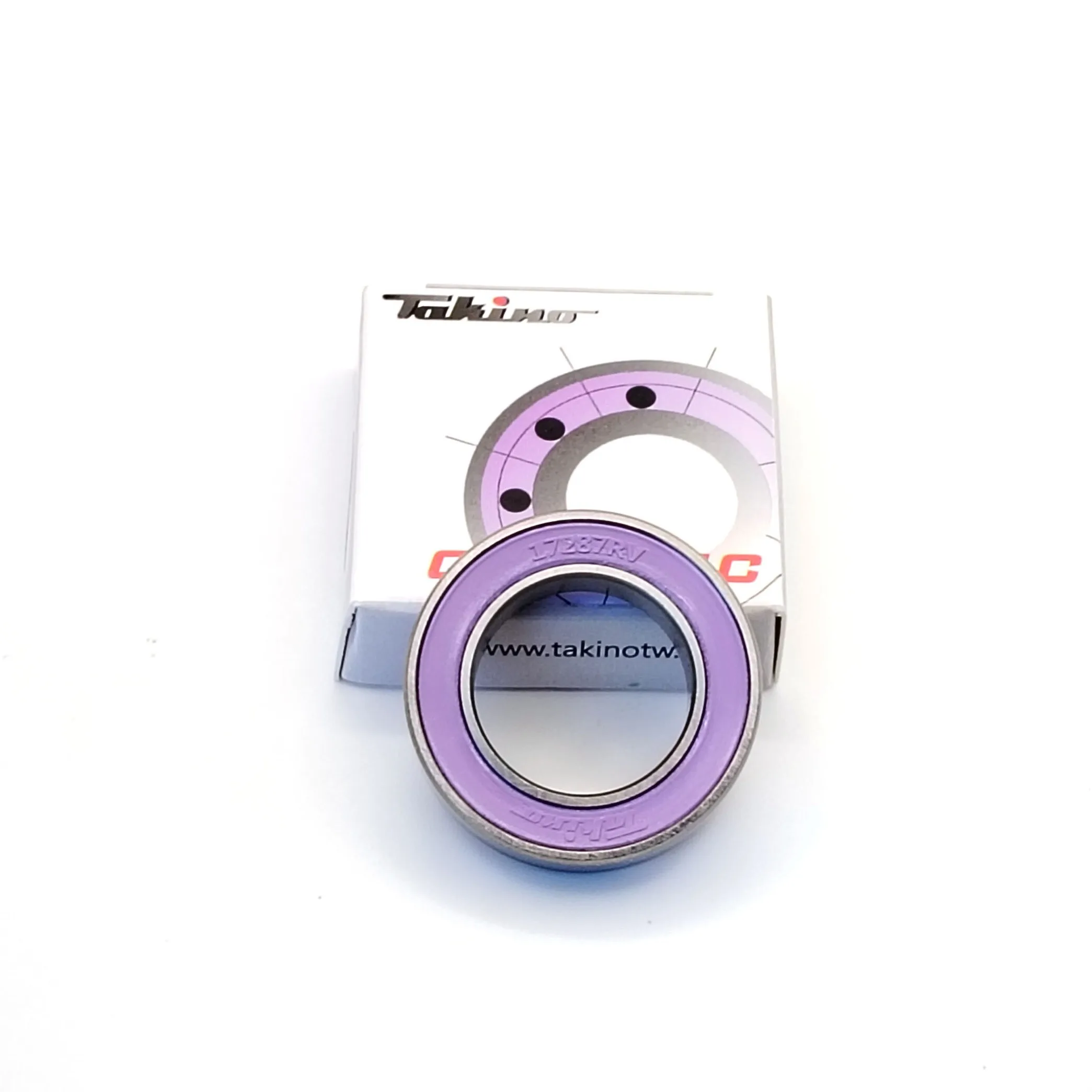 Takino 17287-2RV-N4 Bicycle Ceramic Bearing 17 * 28 * 7mm Silent Smooth Ceramic Peilin