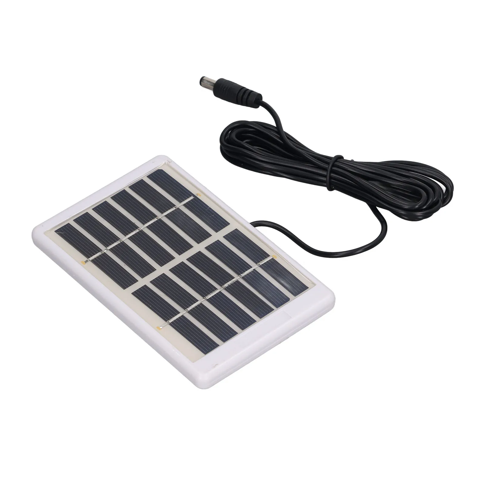6V Solar Charger Panel 1.2W 6V 9V Lightweight Portable Polysilicon Crystals DC Interface Solar Charger Panel for Water Pumps
