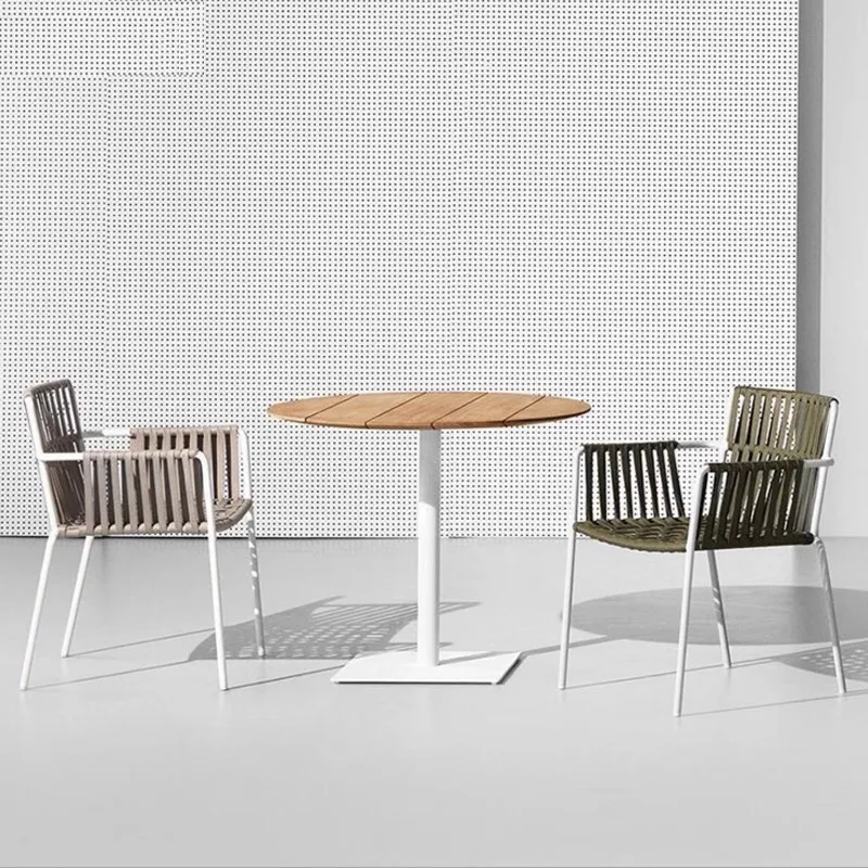 

Outdoor courtyard, rattan table and chair combination, waterproof and sunscreen furniture