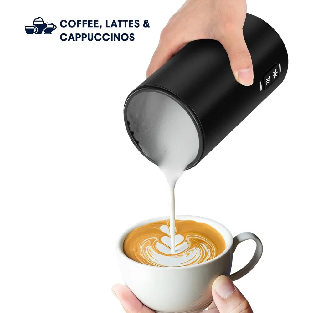 Cup Coffee Maker com Leite Frother, Single Serve Brewers para K Cup Pod ou café moído, Latte Cappuccino Coffee Machine