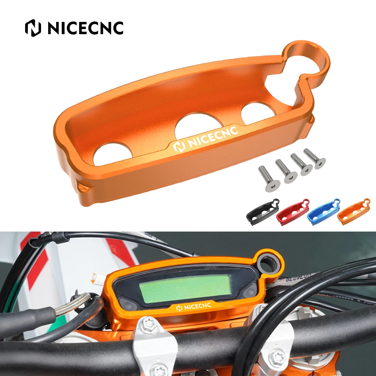 NICECNC Motocross Speedo Protector Guard Cover For KTM FREERIDE 250 R 350 FREERIDE E-XC 2015 2016 2017 Motorcycle Accessories