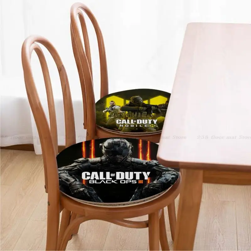 C-Call Of Dutyes Cushion Mat European Stool Pad Patio Home Kitchen Office Chair Seat Cushion Pads Sofa Chair Mat Pad