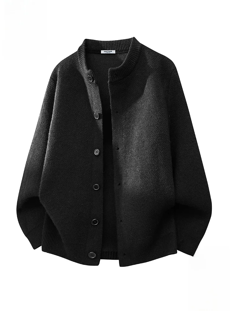 

PaulFrank Knitted Open Cardigan Sweater Men's Loose Casual Sle Autumn New Vintage Lazy Faion Men's Knitted Sweater