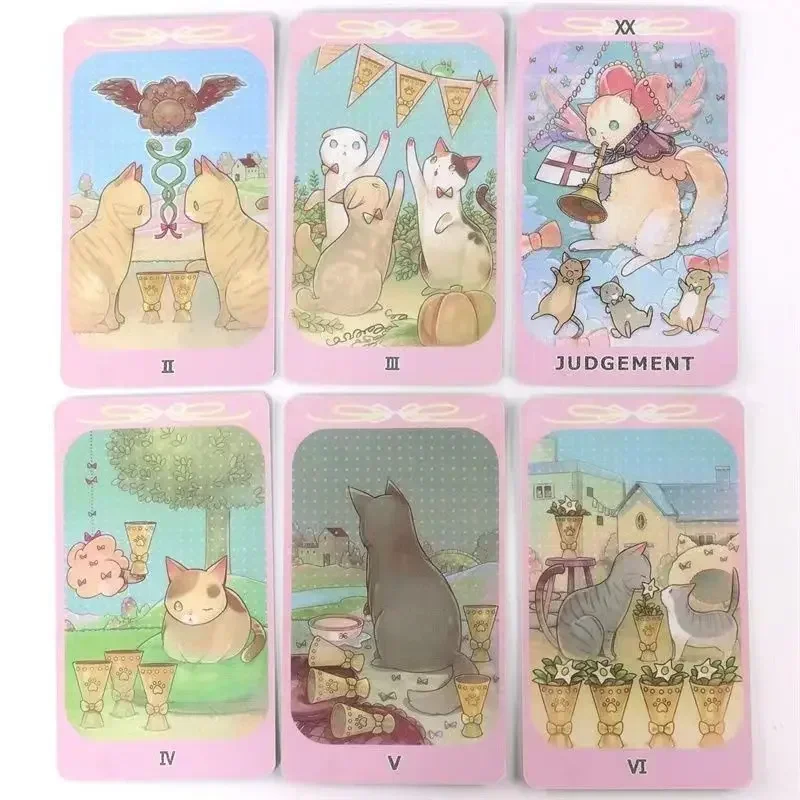 Tarot CardDreaming Cat Game ist 22, Dreaming Cat Tarot-Kartenspiel, Brettspiel
