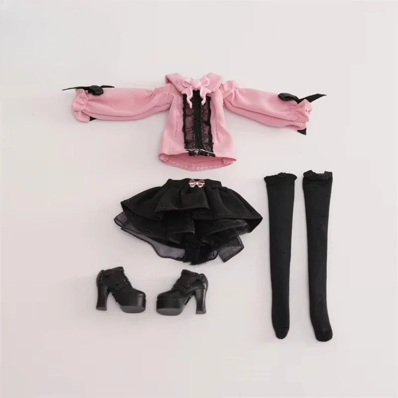 1/12 Scale Hobbies Female Lace Shirt Skirt Suit Clothes Model Body Accessory Fit 6'' Soldier Shouwu BD PF Series Action Figure
