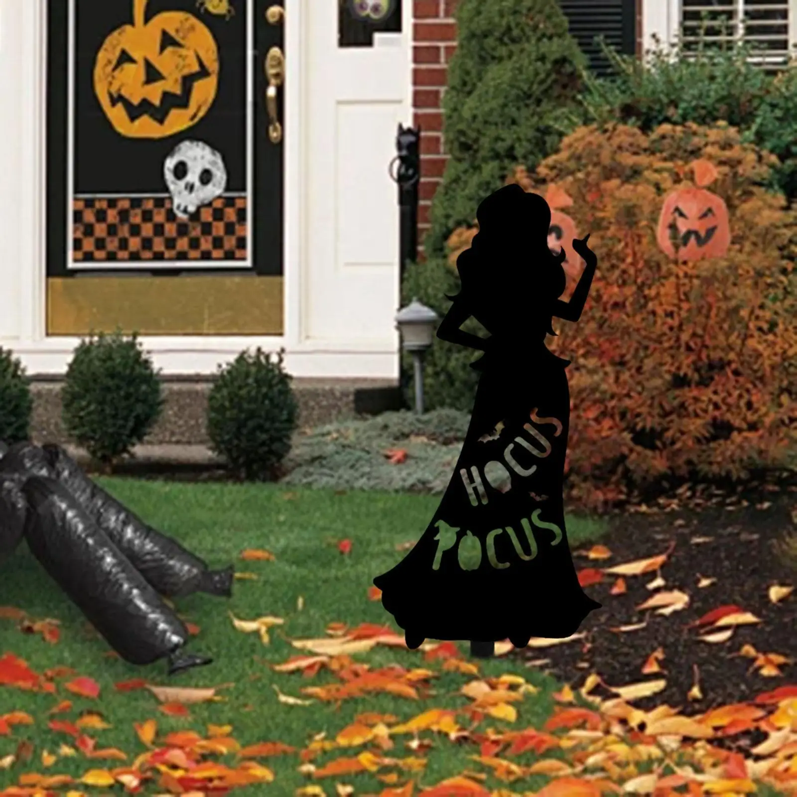 Halloween Witch Stake Decorative Outdoor Unique Halloween Decor for Patio Communities Party Supplies Venue Arrangement Backyard