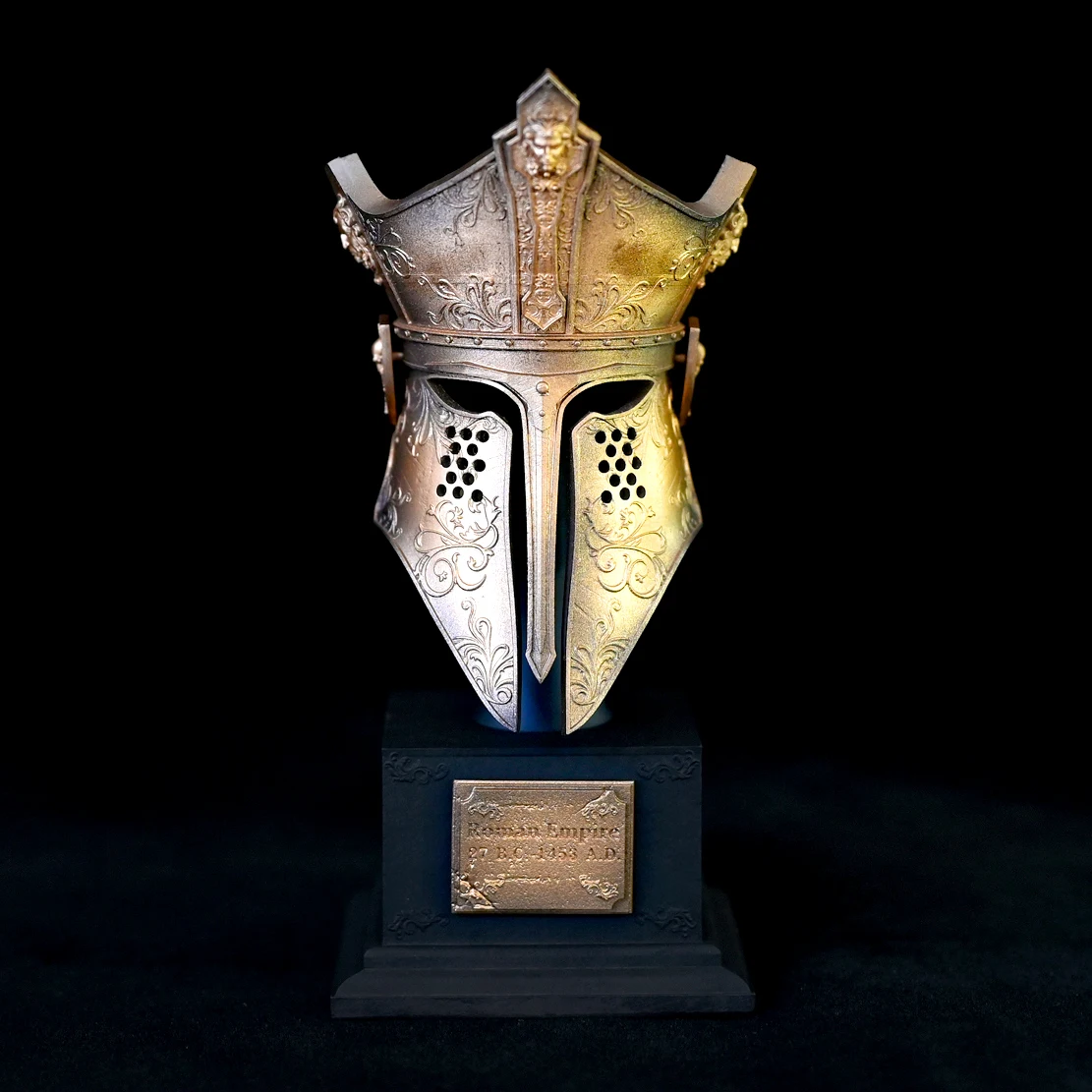 125MMHome decoration craft ancient European Rome helmet finished home decoration model  LTCP-239