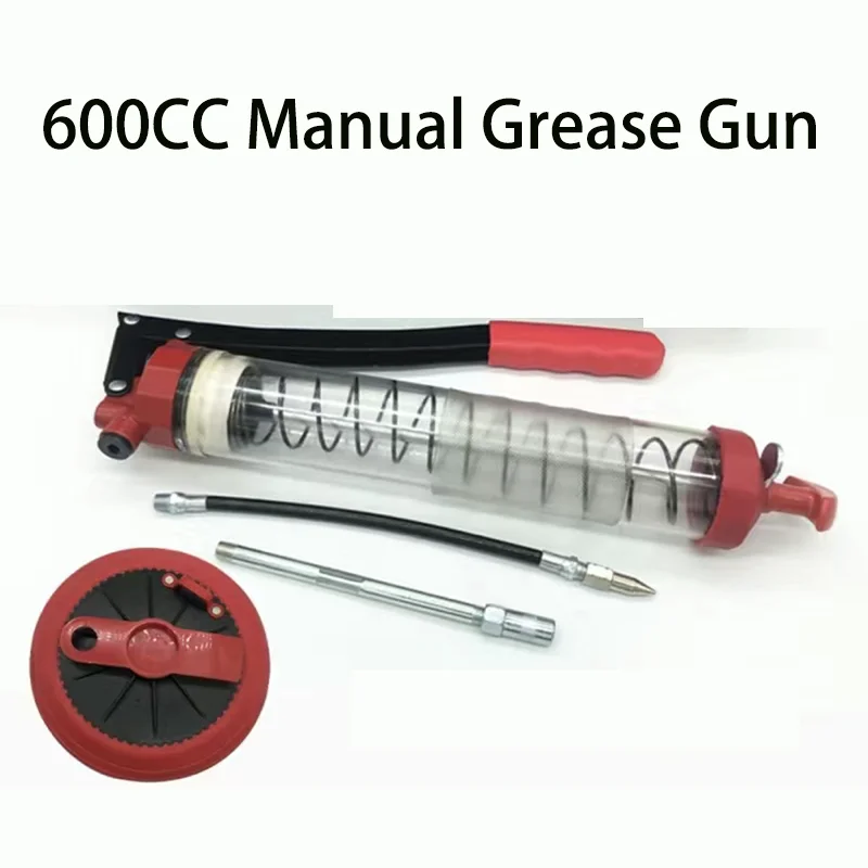 400CC Manual Grease Gun portable lubricator is sturdy and durable, suitable for lubrication of various automobiles and ships