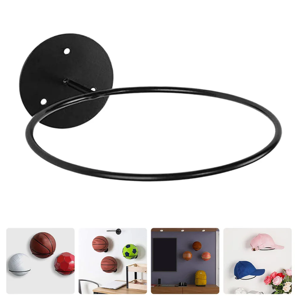 

Ball Rack Basketballs Football Storage Shelf Wall Mount Holders for Bedroom Stand Iron Shelves Metal Fitness
