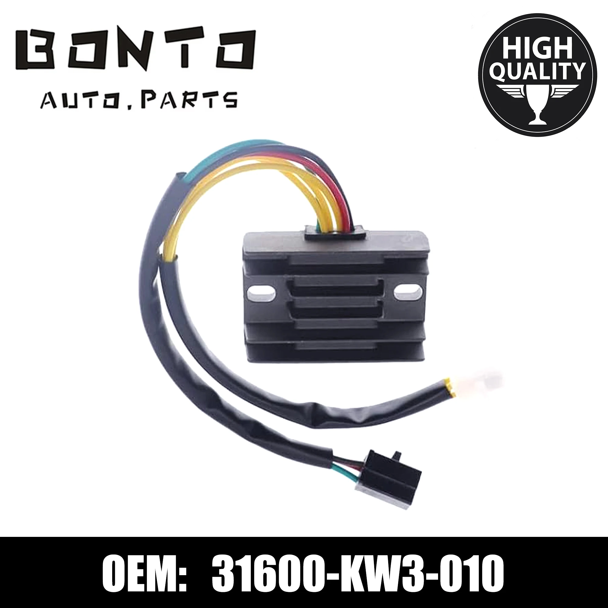 BONTO Motorcycle  Voltage Rectifier Accessories For Honda AX-1 NX250 MD21 1988-1992 Replace 31600-KW3-010
