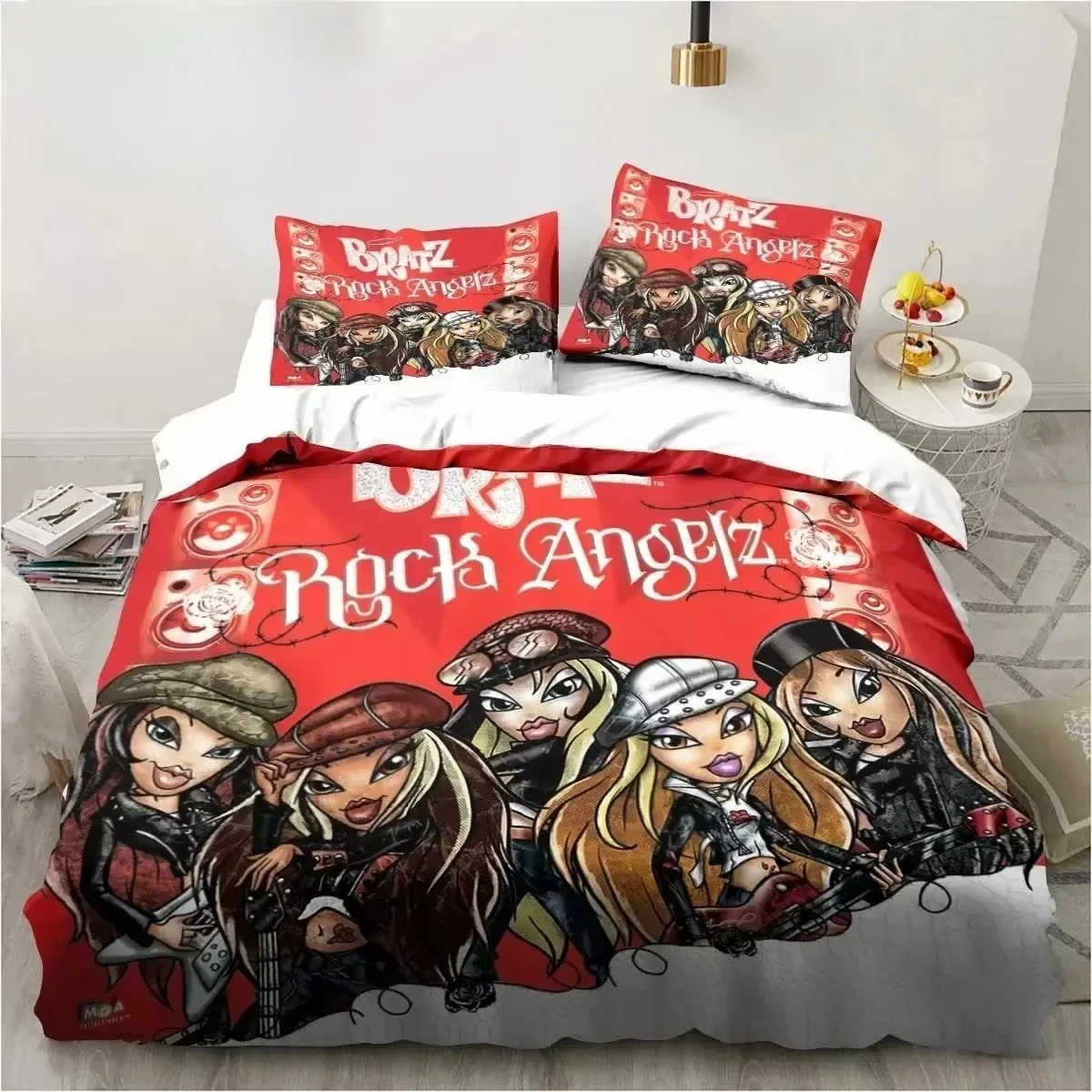 

Cartoon B-Bratz 3D Print Kawaii Girls Bedding Set Single Twin Full Queen King Size Bed Set Adult Kid Girls Bedroom Bedding Gift