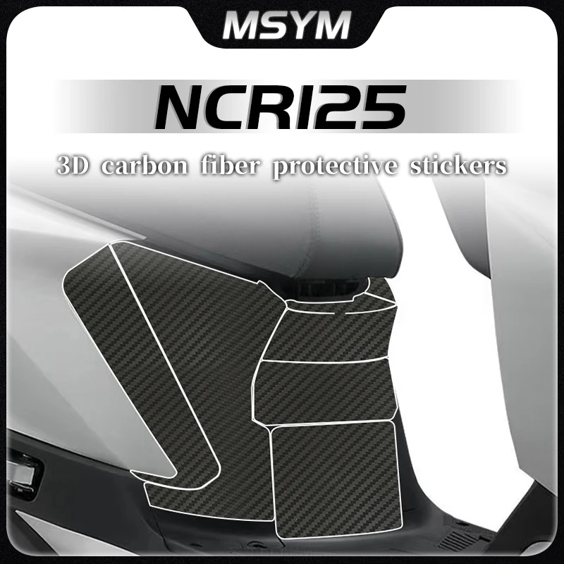 

For HONDA NCR125 NCR 125 ncr125 Stickers 3D carbon fiber protective stickers car body stickers decorative stickers accessories