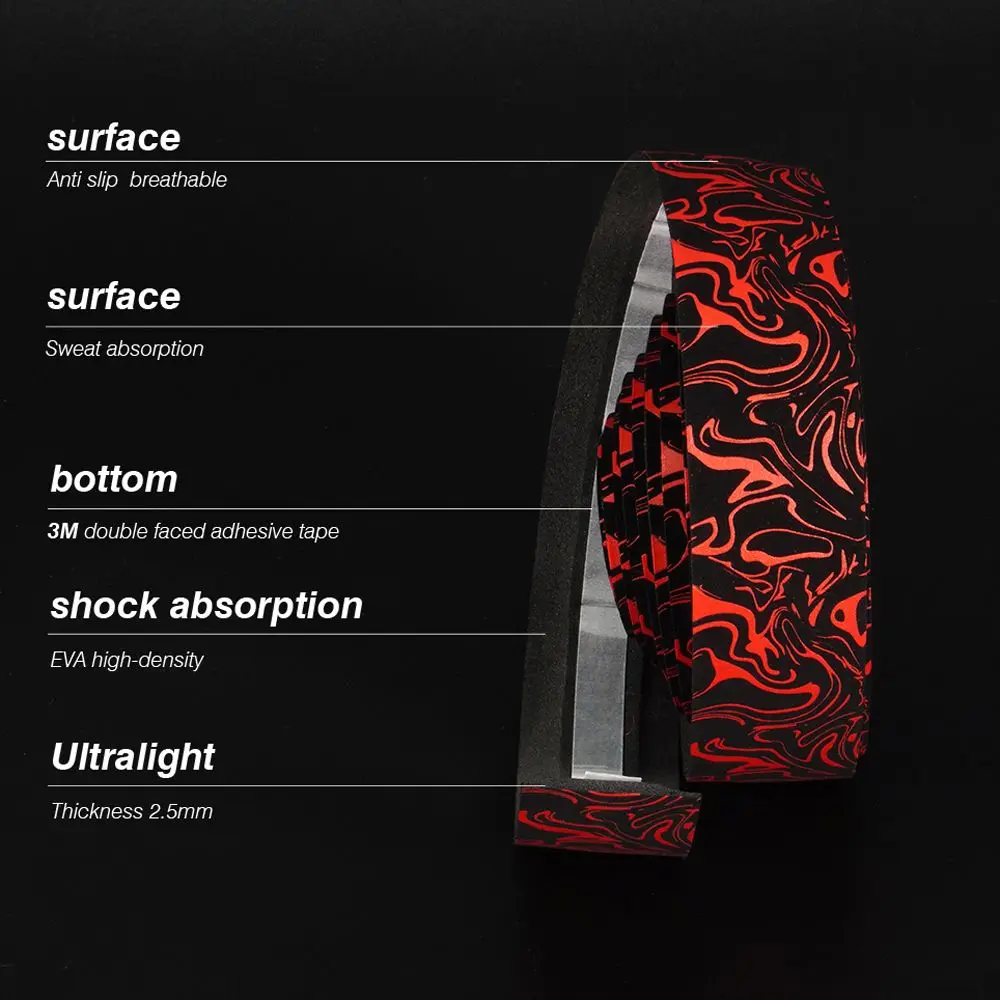 عدم الانزلاق الدراجات اكسسوارات الطريق دراجة دراجة الملحقات دراجة المقود الشريط مقود أشرطة الدراجة حزام التفاف مقبض الشريط #6