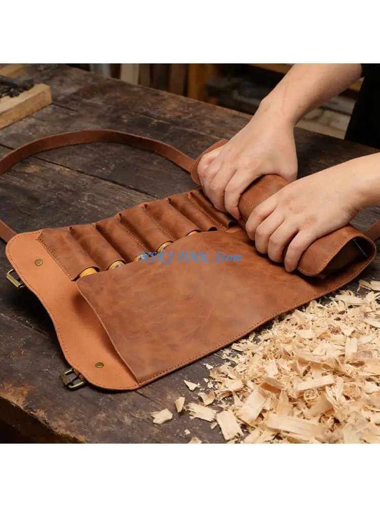 L8RC Compact Roll Styles Cutter Case For Engraving And Whittling Tool 10 Individual Slots Easy To Carry And Store