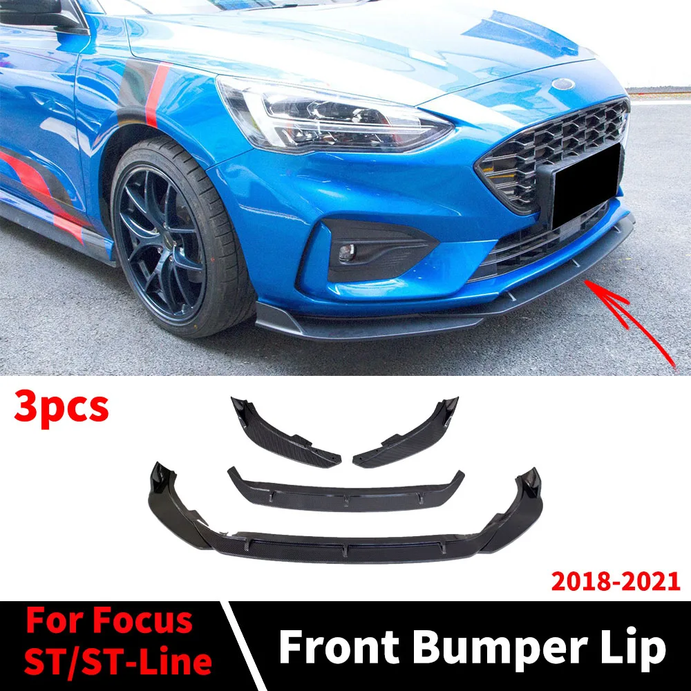 

Front Bumper Lip Chin Decoration Tuning Accessories Splitter For Front Bumper Lip For Focus ST ST-Line 2018-2021