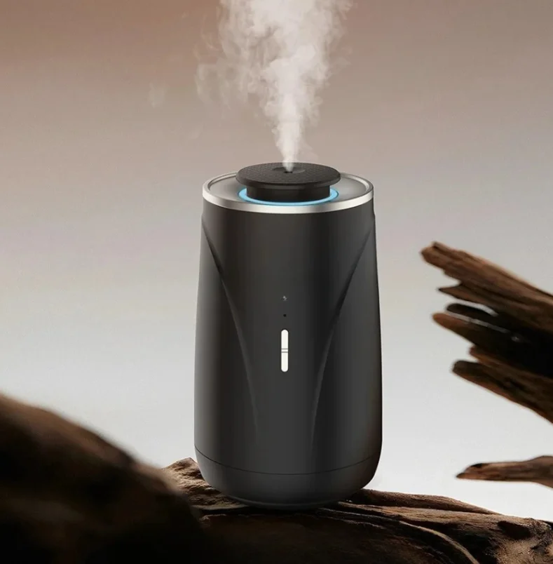 Intelligent car aromatherapy device, portable rechargeable, customized car air freshener