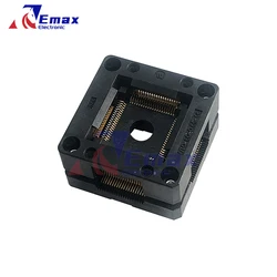 OTQ-80-0.65-05 QFP80 peduncular Size16mm*16mm Body14mm*14mm pitch 0.65mm IC Test seat test bench test socket programming seat