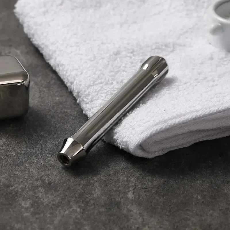 Yaqi جودة عالية Tsuka مصقول الفولاذ المقاوم للصدأ سلامة الحلاقة مقبض للرجال تنظيف اللحية بلون مقبض الموضة 2025