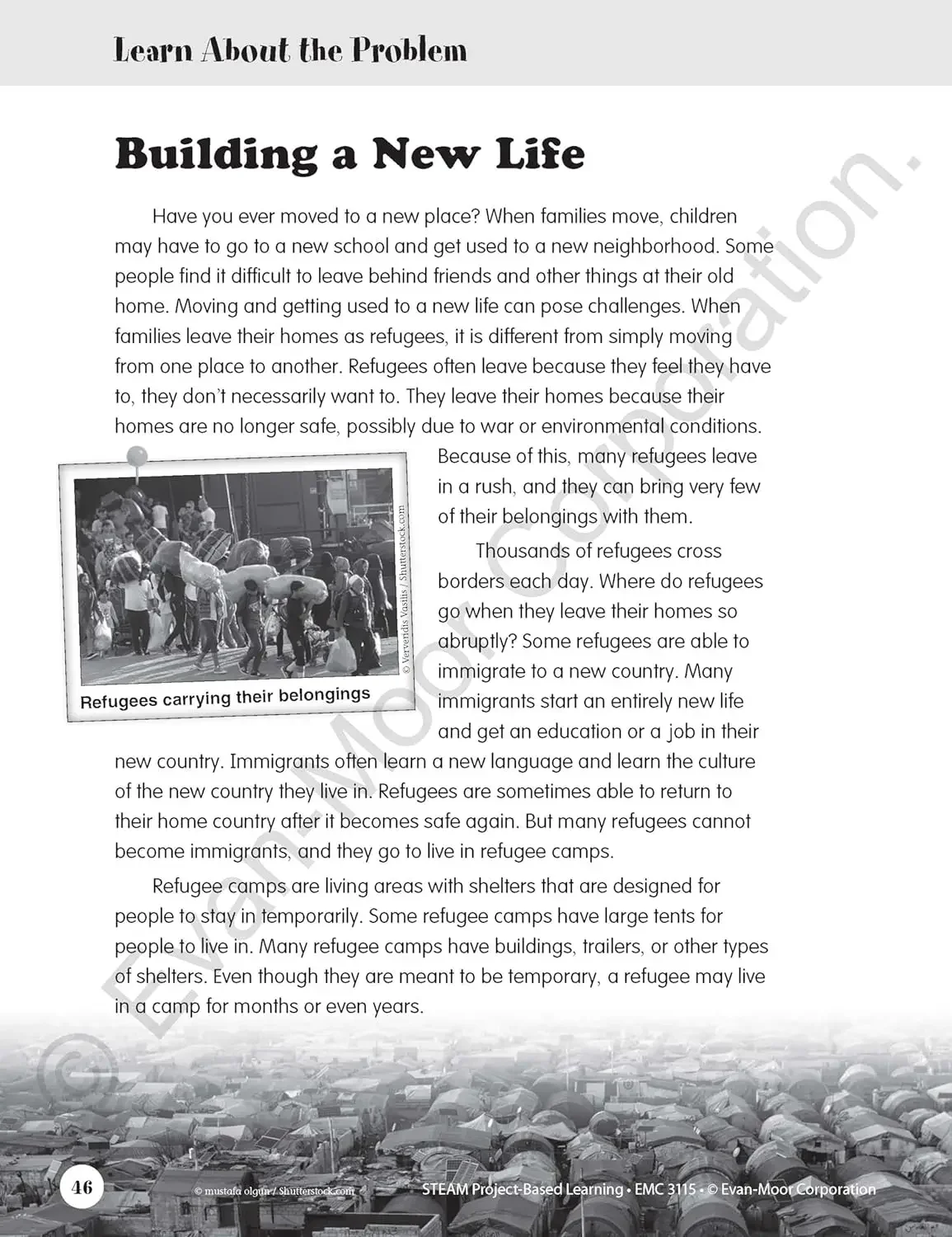 التعلم المبني للمشروع Evan-Moor STEAM، مصنف الصف 5، العمر 9 10 11 12، الكتاب باللغة الإنجليزية 9781645141914