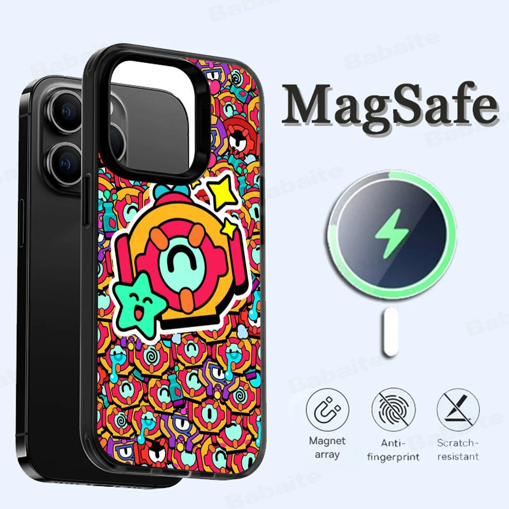 Game Leon Spike Phone Case Magnetic Case For IPhone 16 14 13 12 11 15 Pro Max Plus For Magsafe Wireless Charge Cover