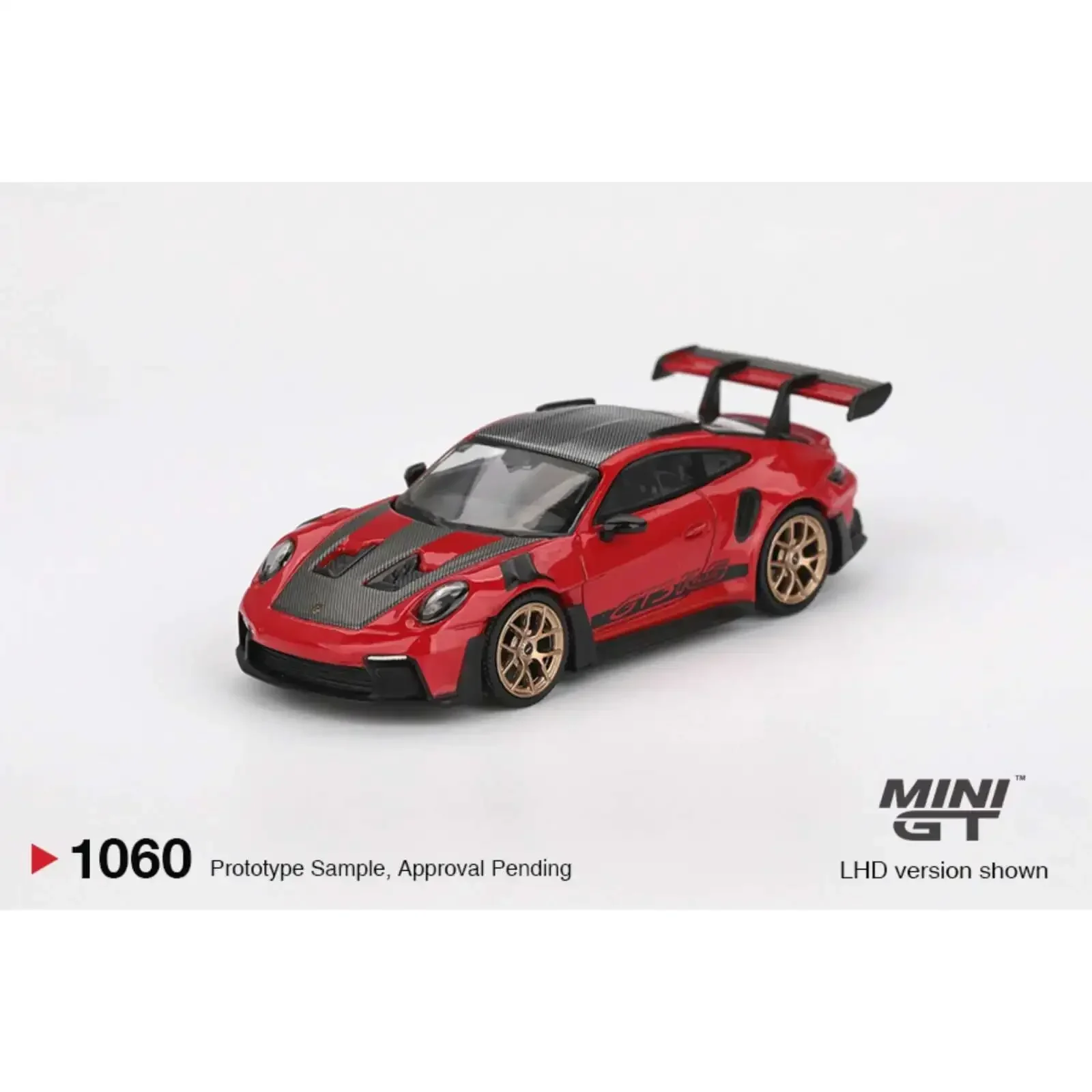

PreSale MINIGT 1060 1:64 Porsche 911 992 GT3 RS Weissach Package Guards Red Diecast Car Model Collection Toys
