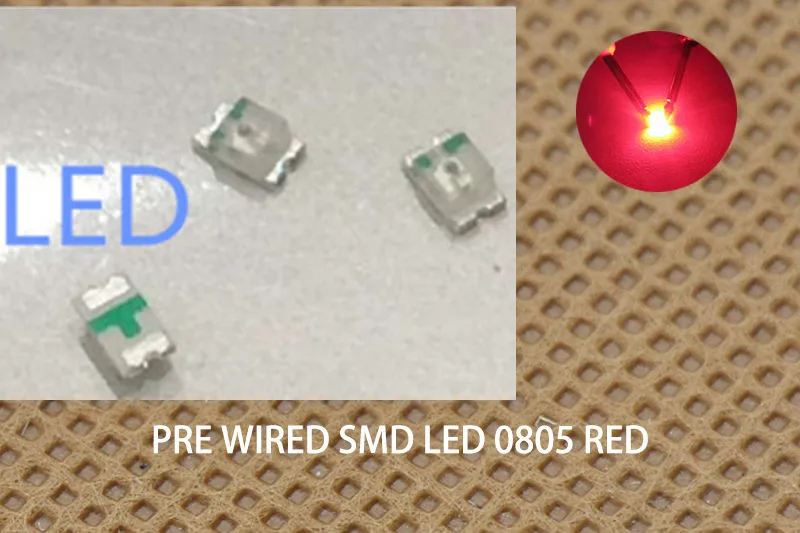 2000piece/lot  FOR 100%new  0805 red  LED (SMD) - Ultra Bright   High brightness 0.8 thickness