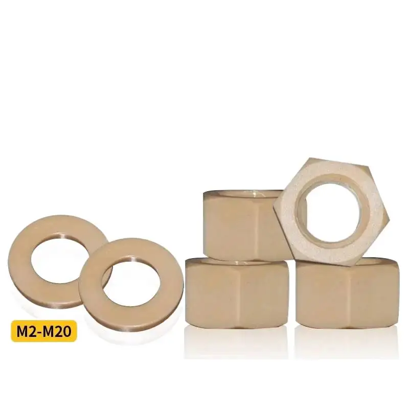 Peek Plastic Hex Nuts And Flat Washers M2 M2.5 M3 M4 M5 M6 M8 M10 M12 M14 M16 M18 M20 Metric Assortment Set