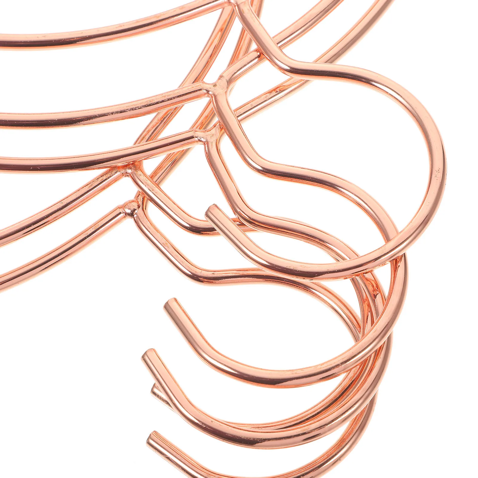 

5pcs Round Metal Gold Scarf Tie Organizer Home Wardrobe Closet Display Storage Accessories Round Clothes Hangers Gold