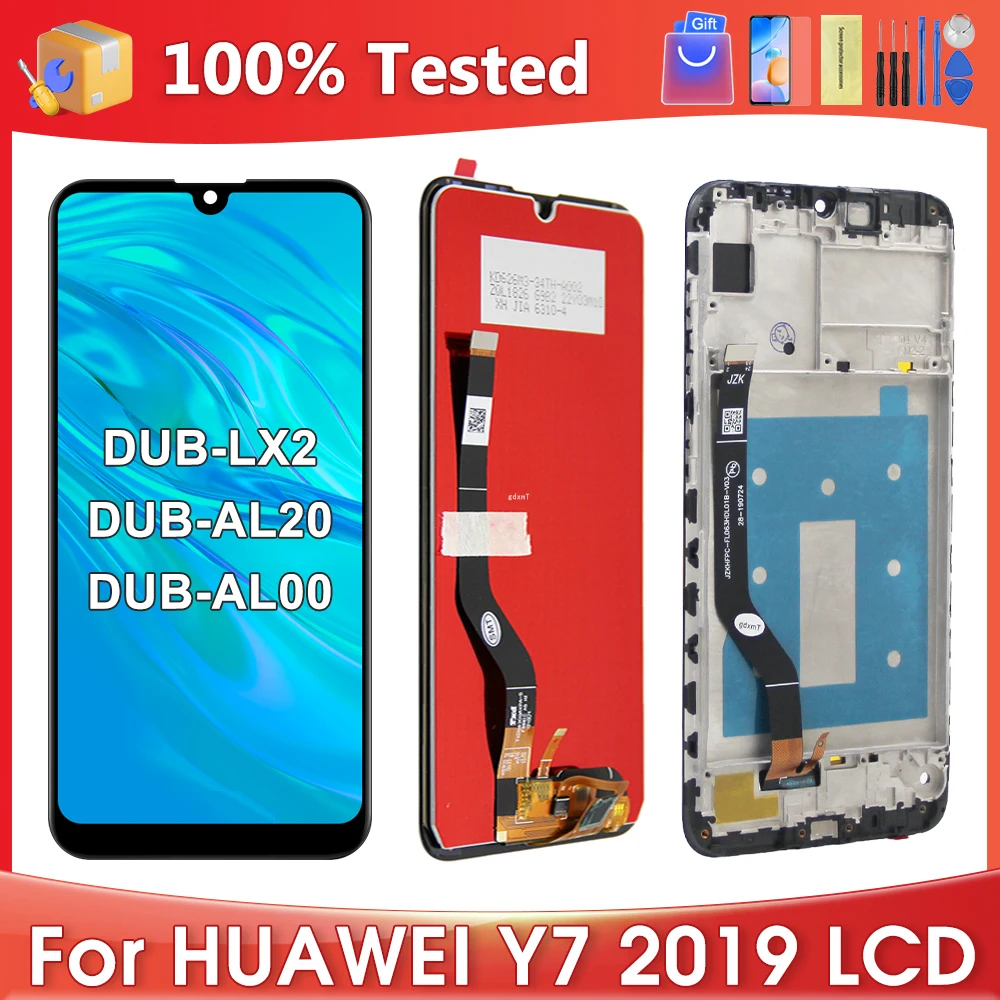 6.26''For HUAWEI Y7 2019 For Y7 Prime 2019 DUB-LX1 DUB-LX3 LCD Display Touch Screen Digitizer Assembly Replacement