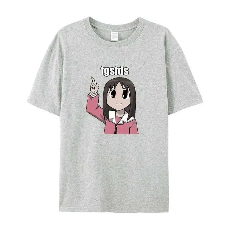 Unisex Crew Neck Short Sleeve T-Shirt with Osaka Autistic Fgsfds Print, Summer Loose Flattering Top Hides Belly, Hot Selling Cro