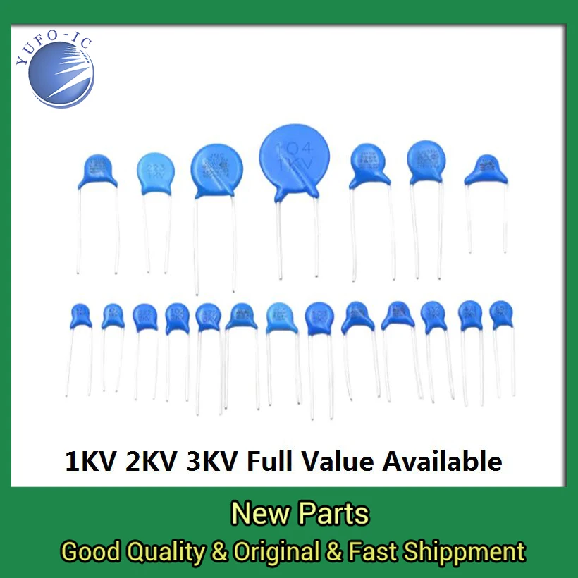 5PCS 10KV103 10NF High Voltage Ceramic Capacitors 10NF Capacitance 10KV 103M Ceramic Capacitor