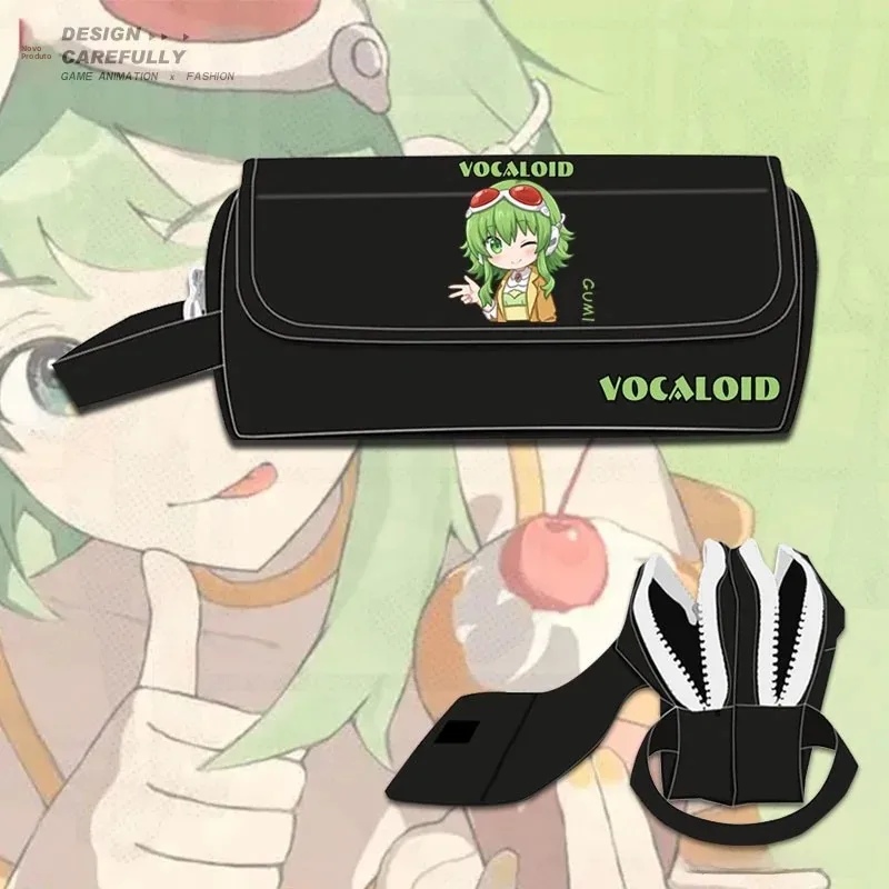 vocaloid-バーチャルソングガール漫画アニメ周囲ハンドヘルド多機能小型バッグペンケース化粧バッグレジャークロスボディバッグ