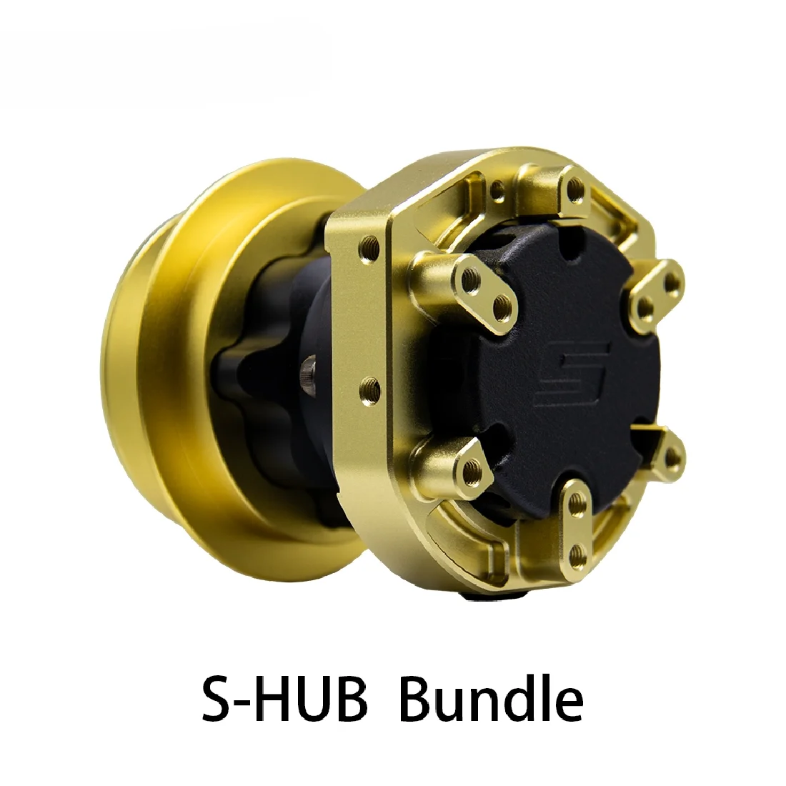 New Simube Hub Bundle For Fanatec Base, Aluminum Alloy Material, CNC, And Anodizing Process