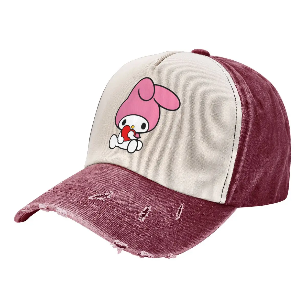 Sanrio Melody Fashion Breathable Summer Caps Dad Hat Outdoor Fishing Hats Bone Gorras Snapback Trucker Cap