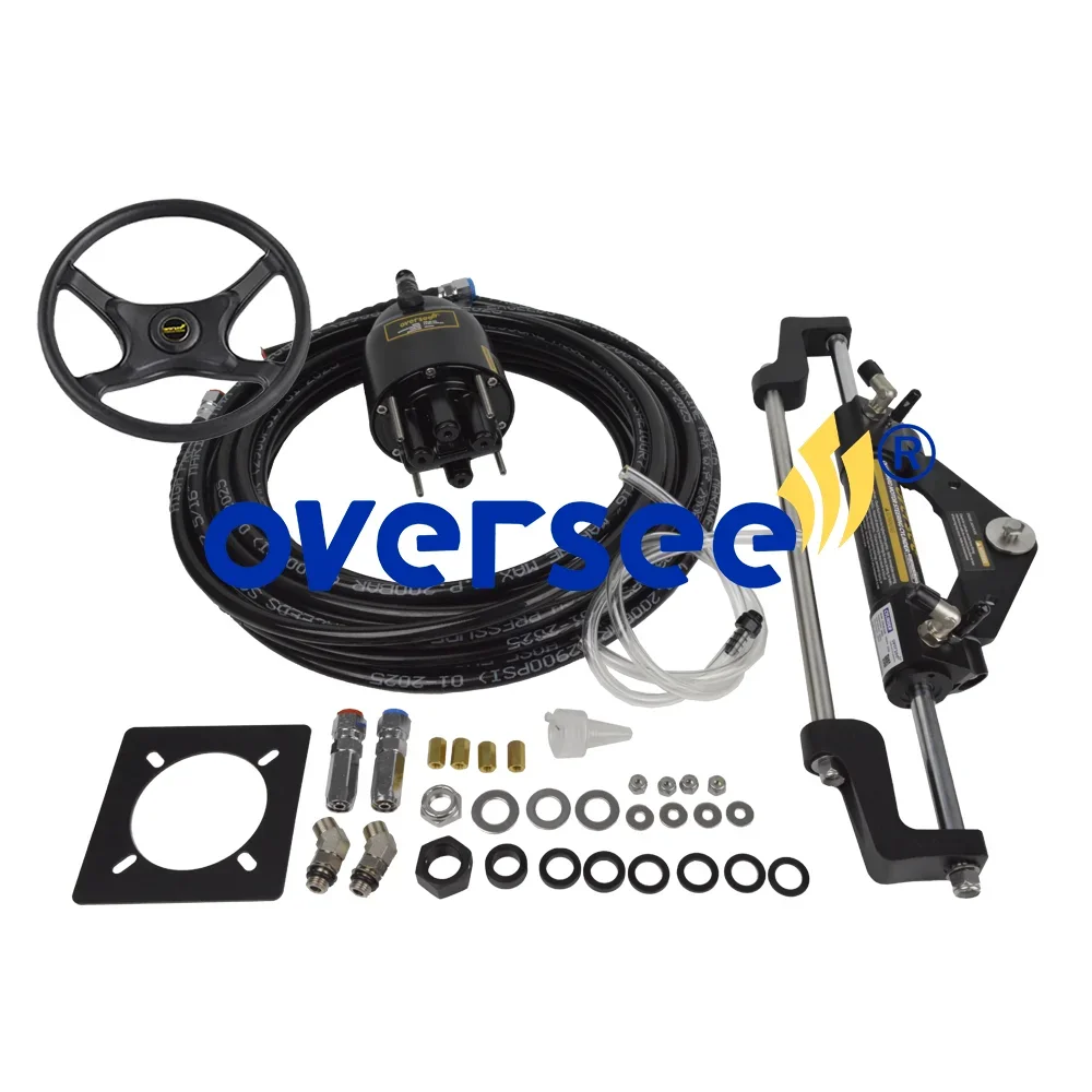 

Oversee 200HP Hydraulic Steering Cylinder Kit For Yamaha Mercury BayStar Teleflex Boat Accessories