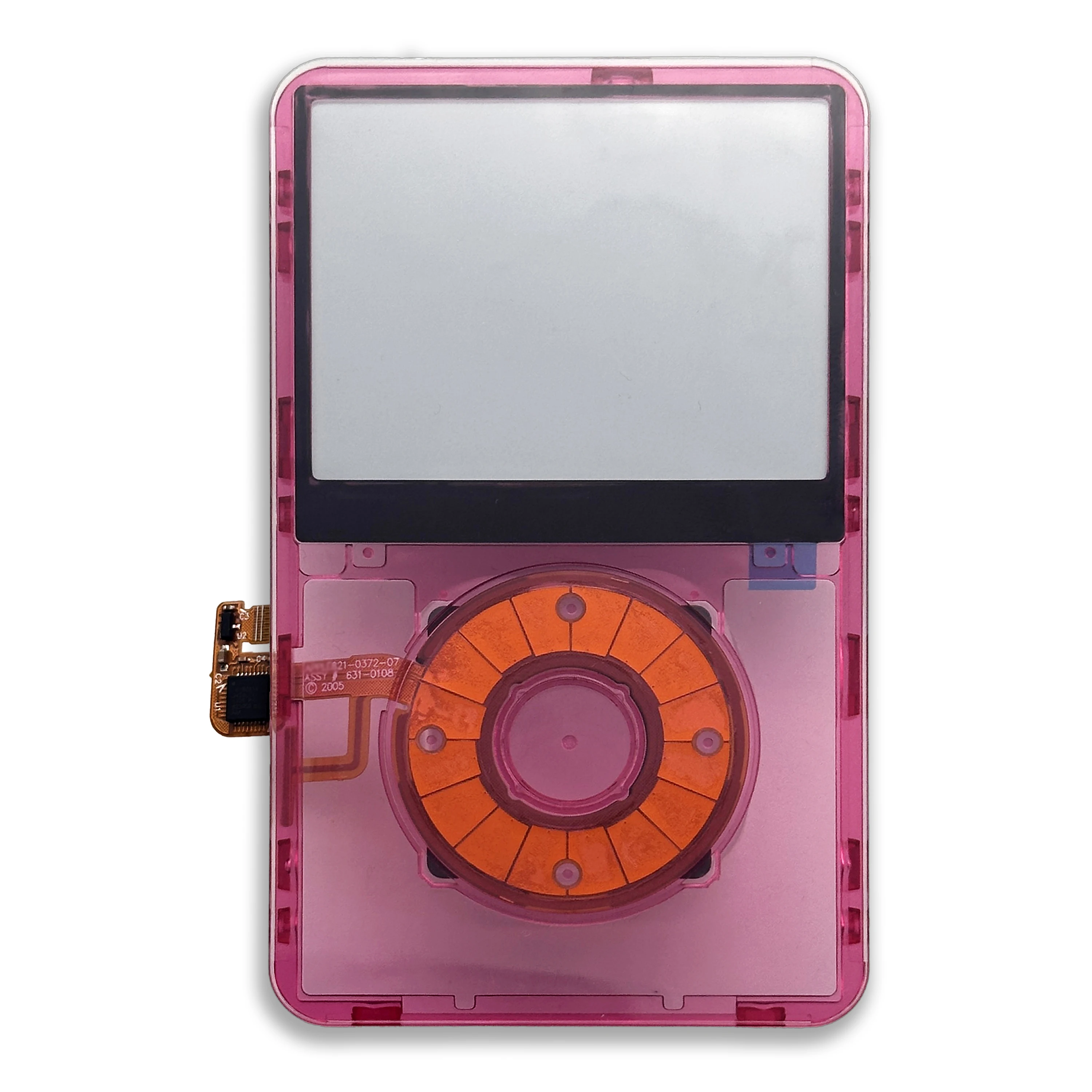 iPod Classic Video 5th 5.5th用 透明フロントフェイスプレート
