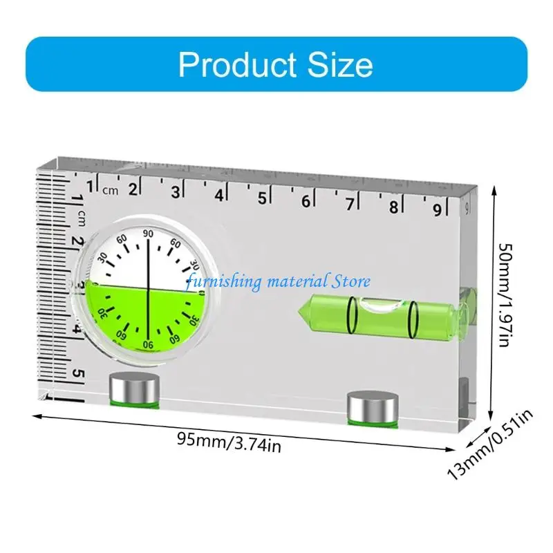 Y5GD Level Gauge Base Accurate Readings With Angles Measuring Tool