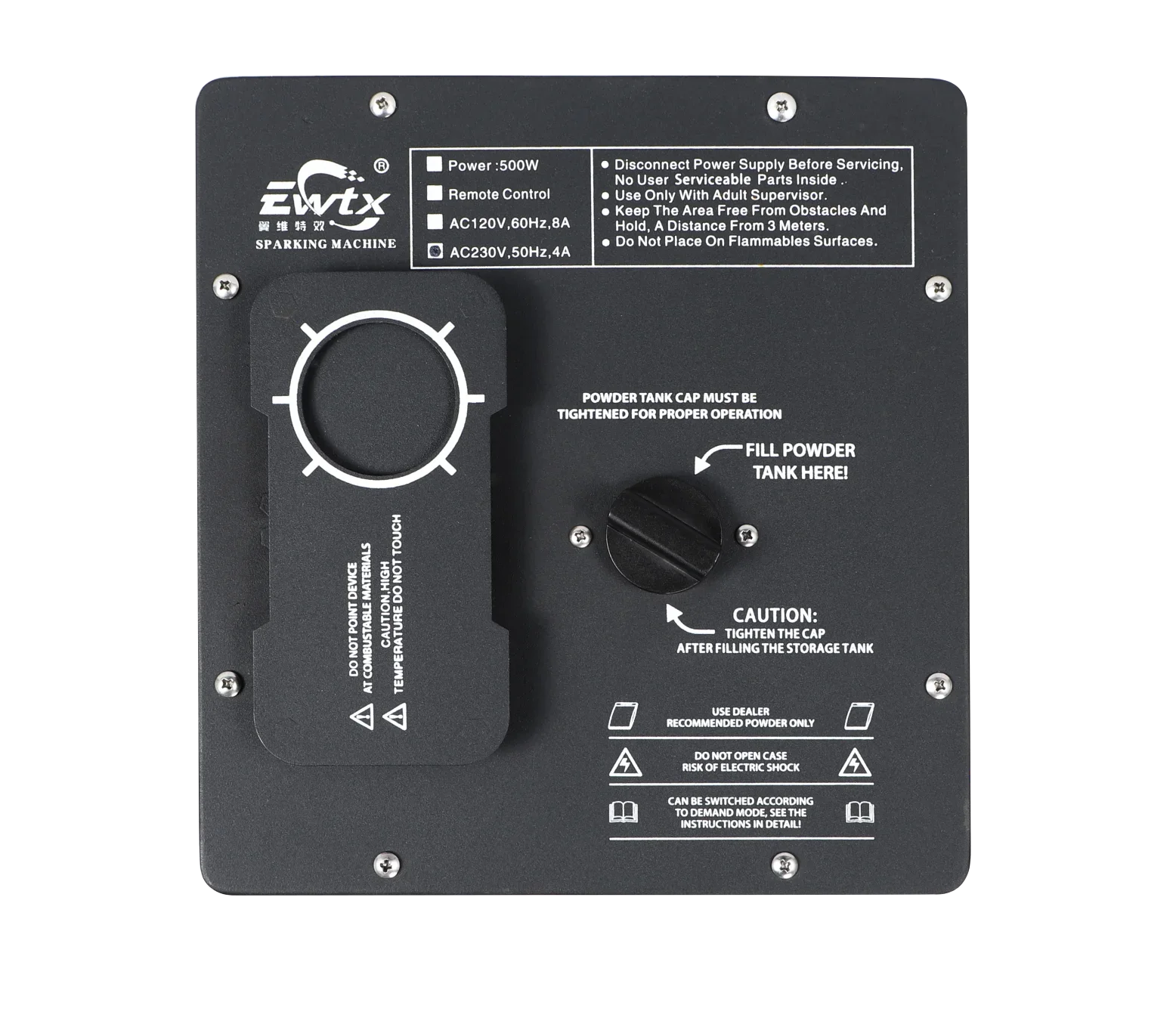 Stable Waterproof 570 W LUX-SPARK Cold Sparking Machine Fireworks Machine for Wedding DJ Music Lighting Audio Party Stage Effect