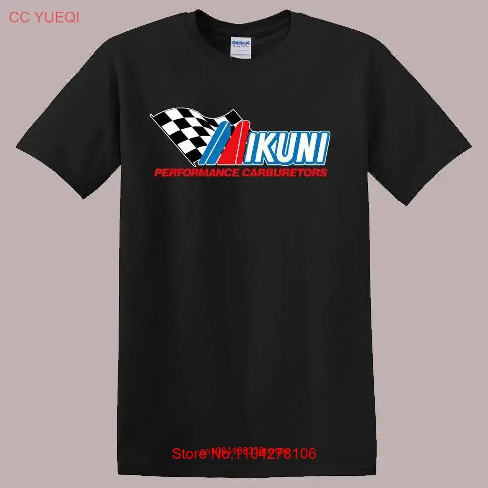 Mikuni Carburetors Company Logo Black T Shirt Size S 5XL long or short sleeves