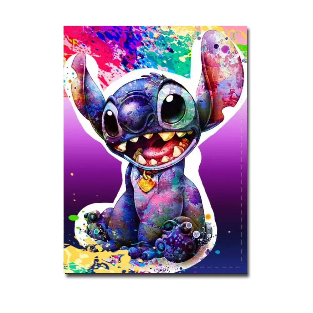 Disney boy girl carton New Stitch Cartoon PU Passport Case wallet Student ID card Holder coin bag