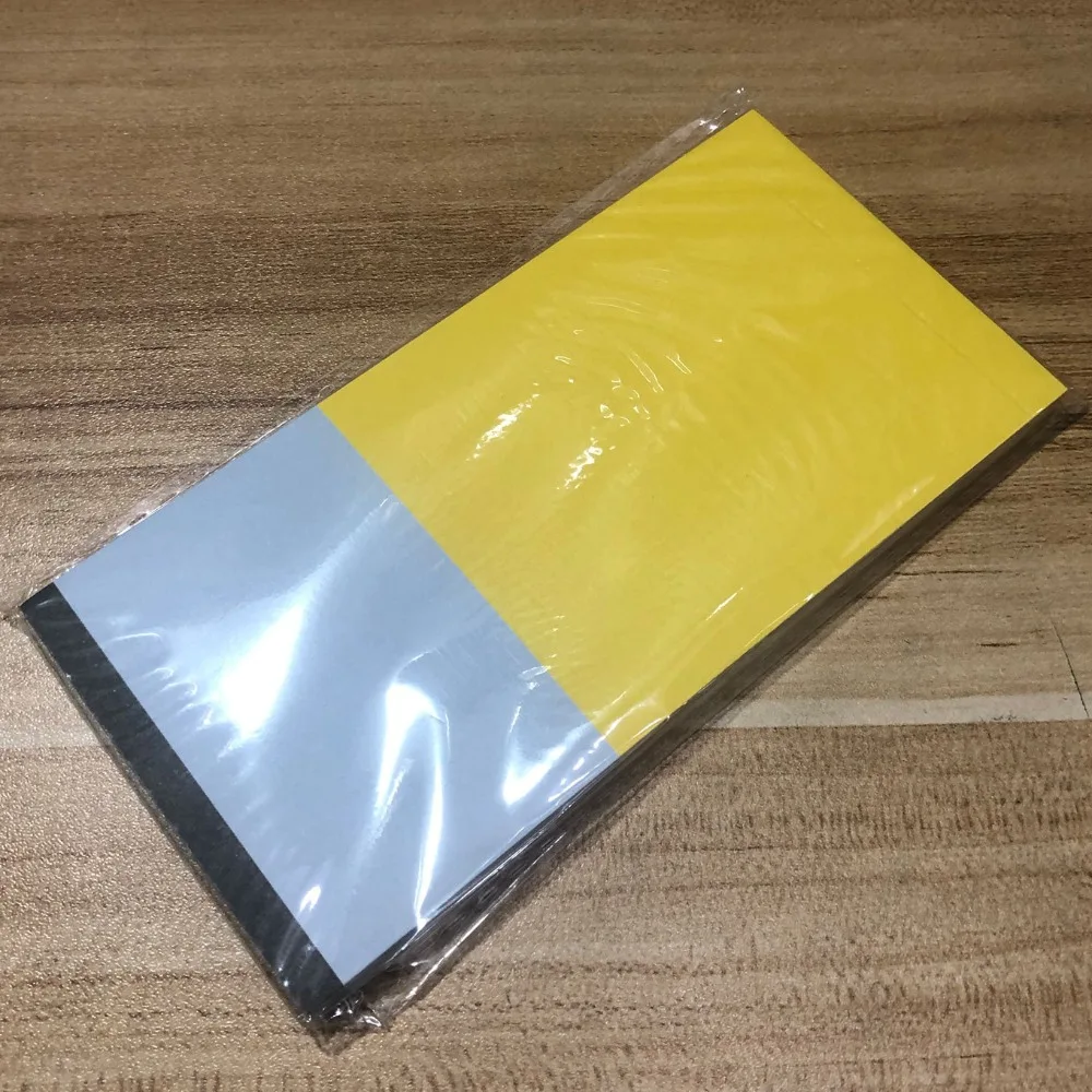 

50/100Sheets Korean Color-blocking Memo Pad Non-sticky Long Style Writing Notepad Tearable Message Paper Gift