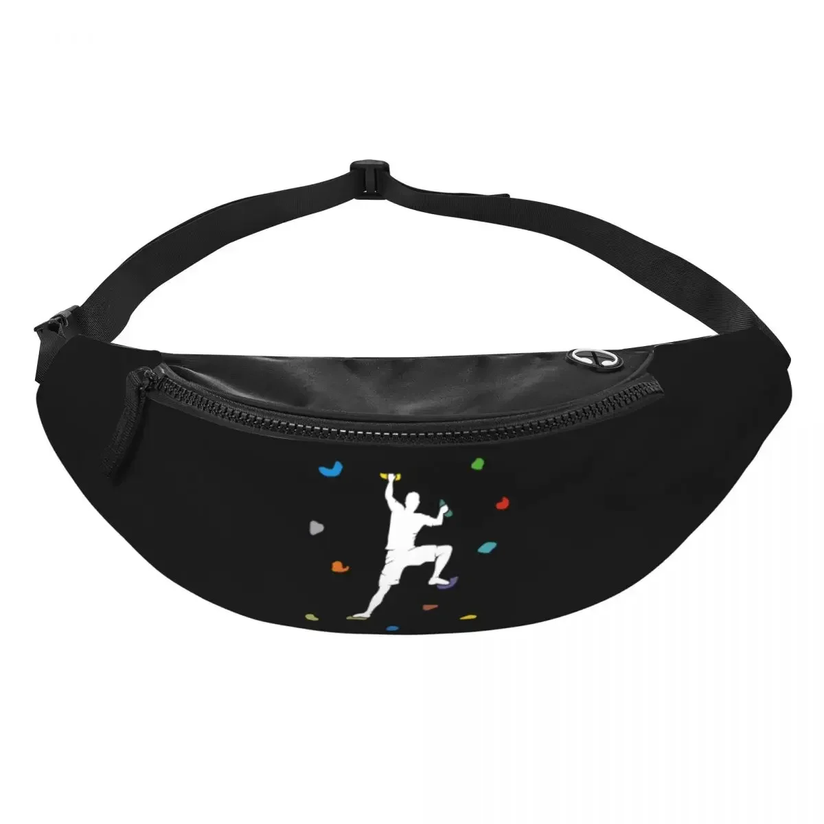 Bouldering Hall Climb Wall Fanny Pack Men Women Custom Rock Climbing Crossbody Waist Bag for Running Phone Money Pouch