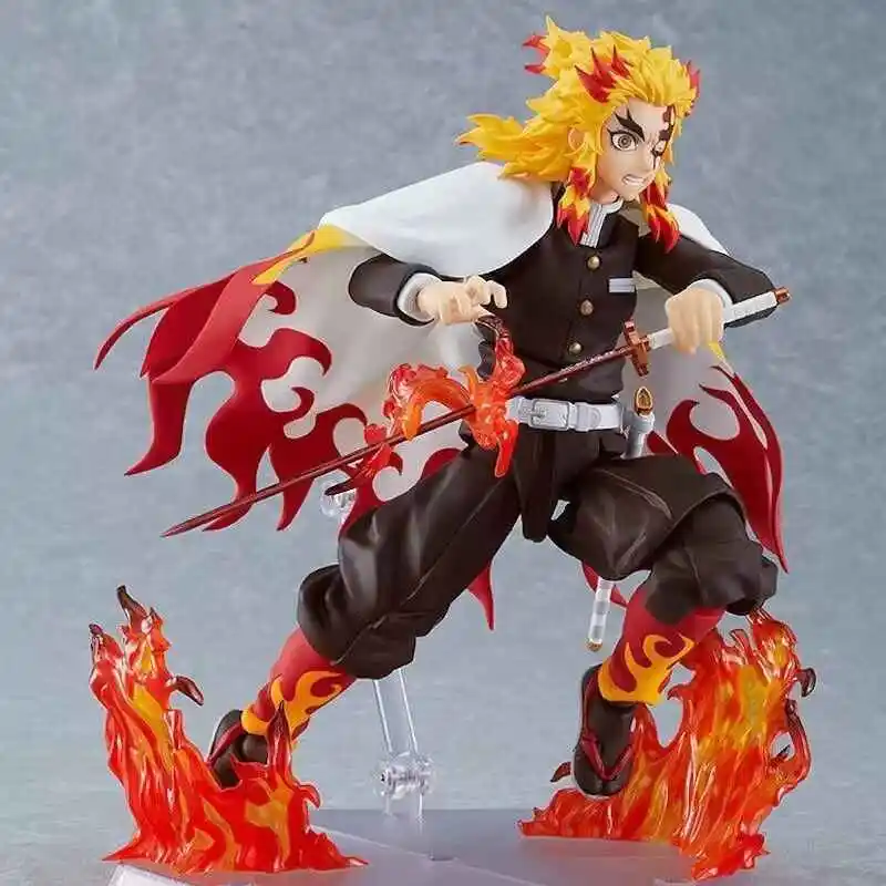 En Stock Buzzmod 1,0 2,0 Demon Slayer Kyojuro Rengoku Kyoujurou figuras de acción Anime Figura Pvc modelo juguetes regalos serie de Anime