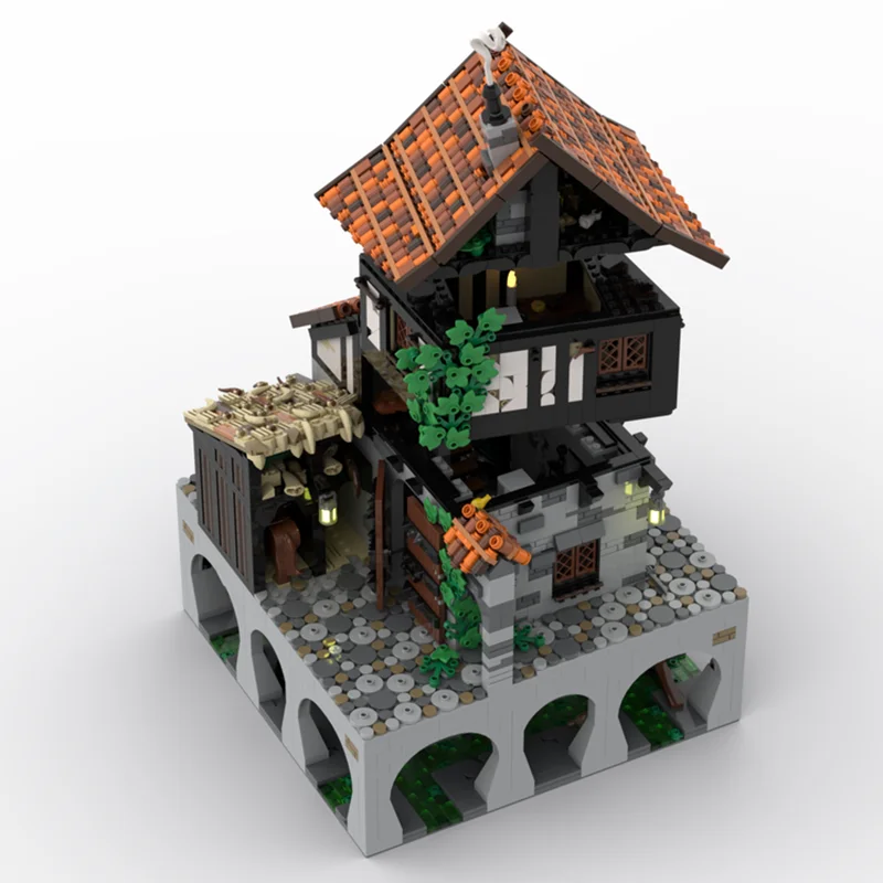 Moc قوالب بناء القراصنة فيل التكنولوجيا وحدات القراصنة القلعة نموذج كتلة عيد الميلاد لتقوم بها بنفسك مدينة عرض الشارع لعبة هدايا العيد