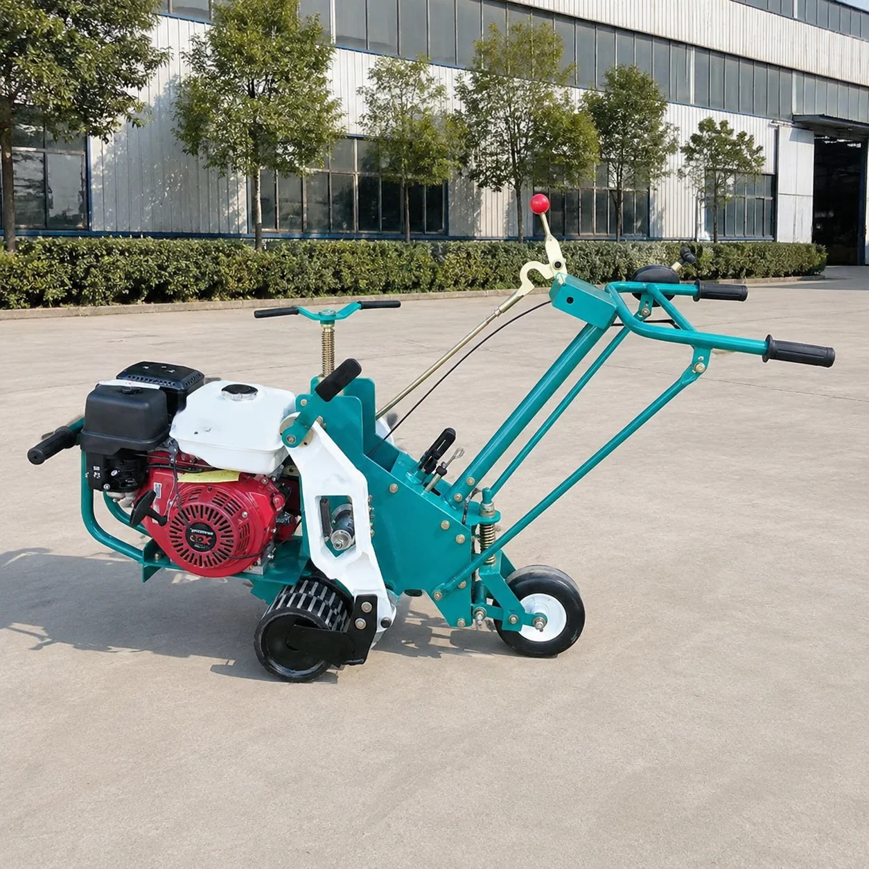 Self Propelled Golf Grass Cutting Machines Industrial Turf Sod Cutter Automatic Ga soline Driven Reel Mower Machine