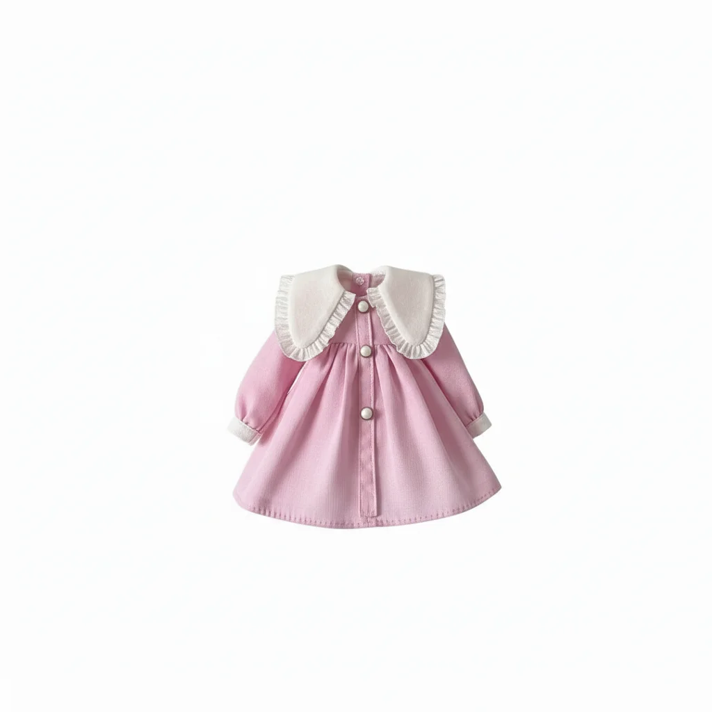 

Fashion Lapel Collar Dresses Casual Wears Elegant Doll Princess Dresses Kids Toys DIY Accessories for Blythe Dolls