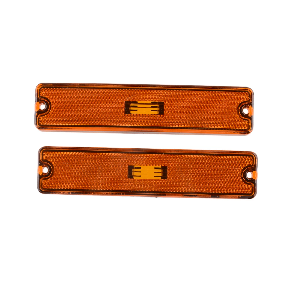

56001424 1 Pair Front Bumper Fender Side Marker Light Lens Housing Fit for Jeep Wrangler YJ 1987 1988 1989 1990-1995 Plastic