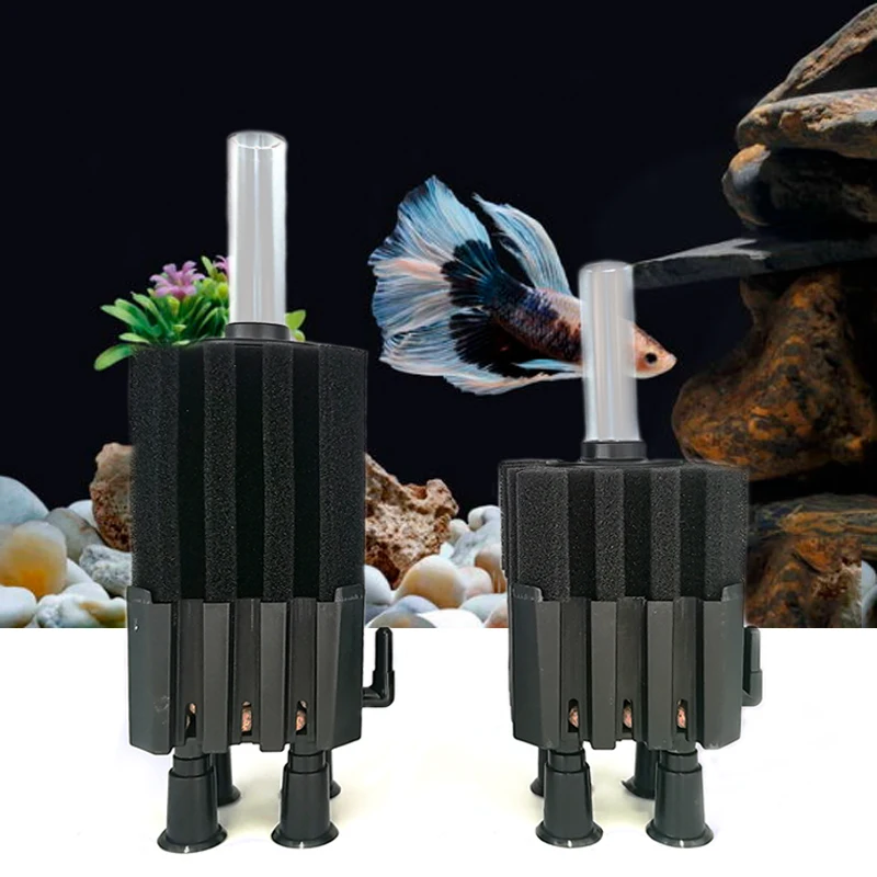 Bio Sponge Filter for Aquarium Fish Tank Shrimp Pond Air Pump Biochemical Filtration Noiseless Foam Spong aquarium accessories